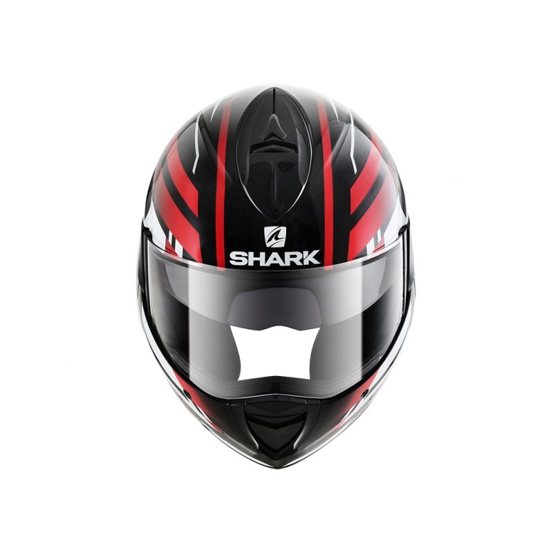 Flip sisak SHARK EVOLINE 3 Corvus fekete-fehér-piros