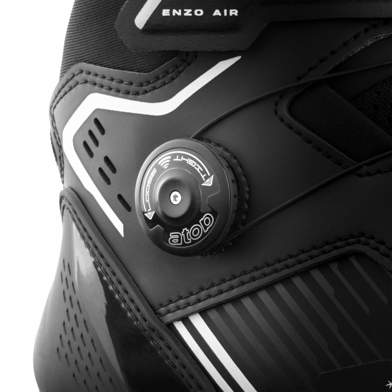 Shima Enzo Air motoros cipő fekete-fehér