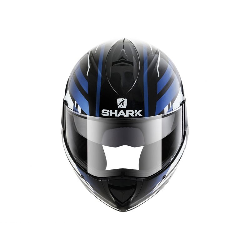 Flip sisak SHARK EVOLINE 3 Corvus fekete-fehér-kék