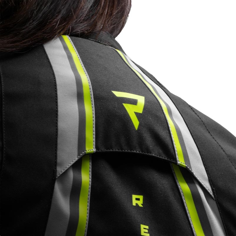 Rebelhorn Swift női motoros kabát világosszürke-fluo sárga