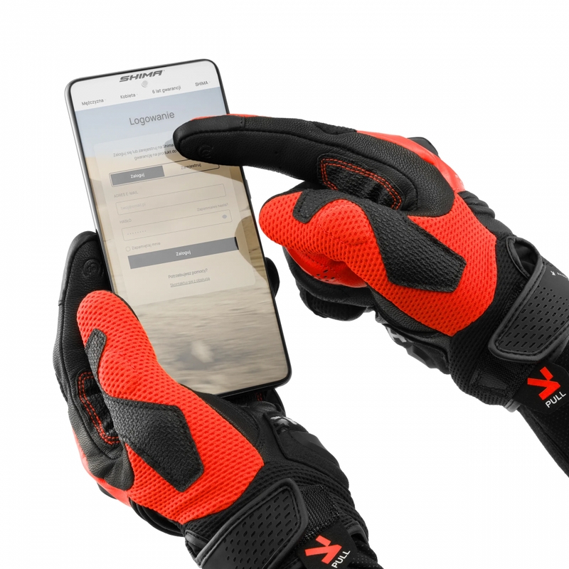 Shima Spark 3.0 motoros kesztyű fluo piros