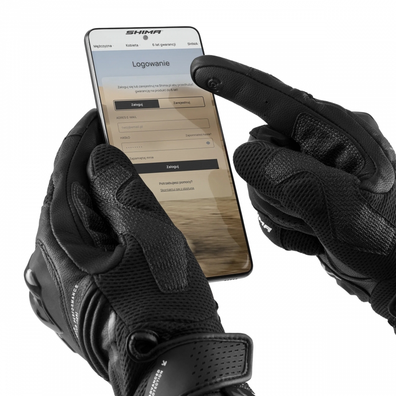 Shima Spark 3.0 női motoros kesztyű fekete