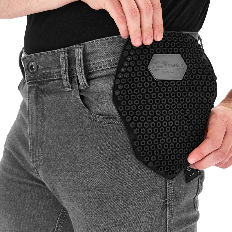 Shima Zenith szürke hosszított motoros farmer