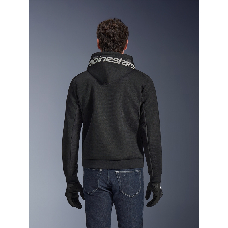 Alpinestars Chrome Superairflow motoros pulóver fekete-sötétszürke-fehér