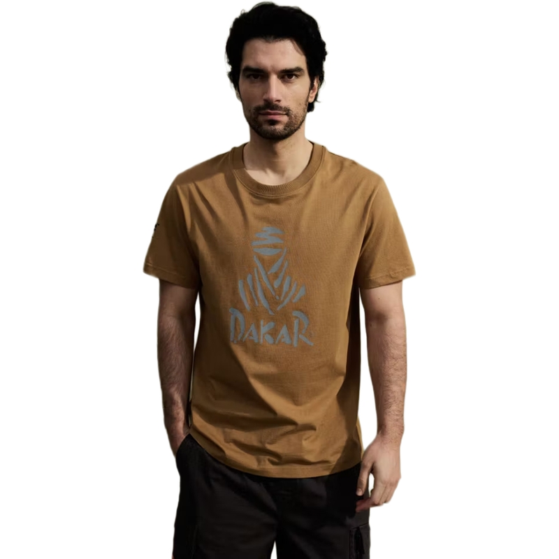 Dakar Logo 263 póló homokos