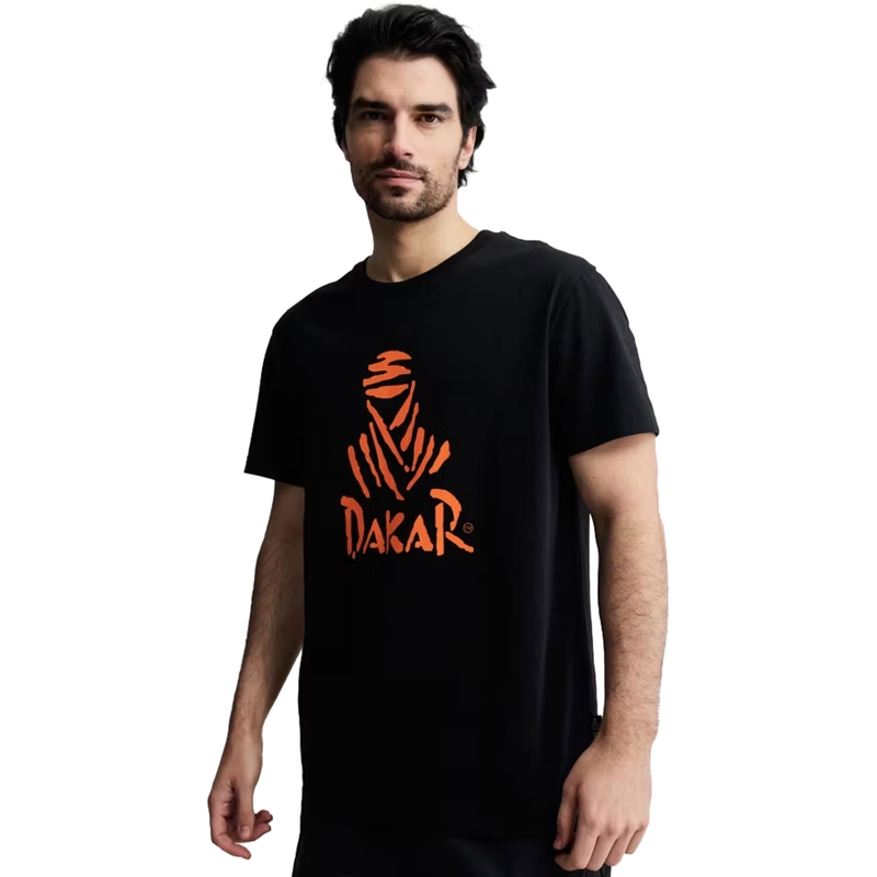 Dakar Logo 263 póló fekete