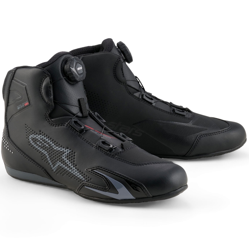 Alpinestars Celer motoros cipő fekete-sötét szürke