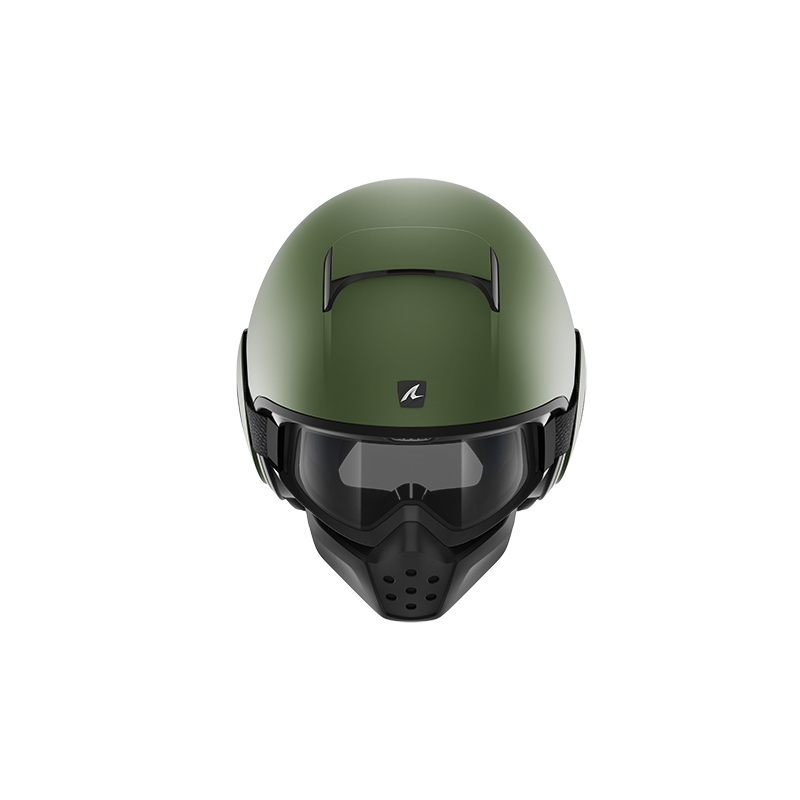 Nyitott sisak SHARK DRAK Blank Mat zöld