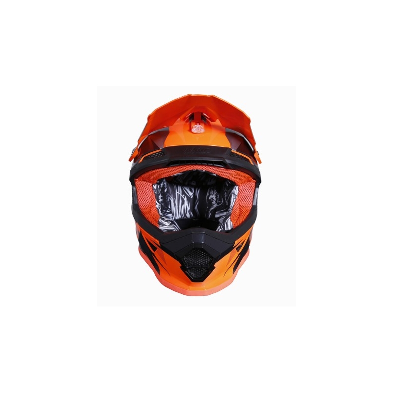 Motocross sisak Shot Ultimate fekete-fluo narancs