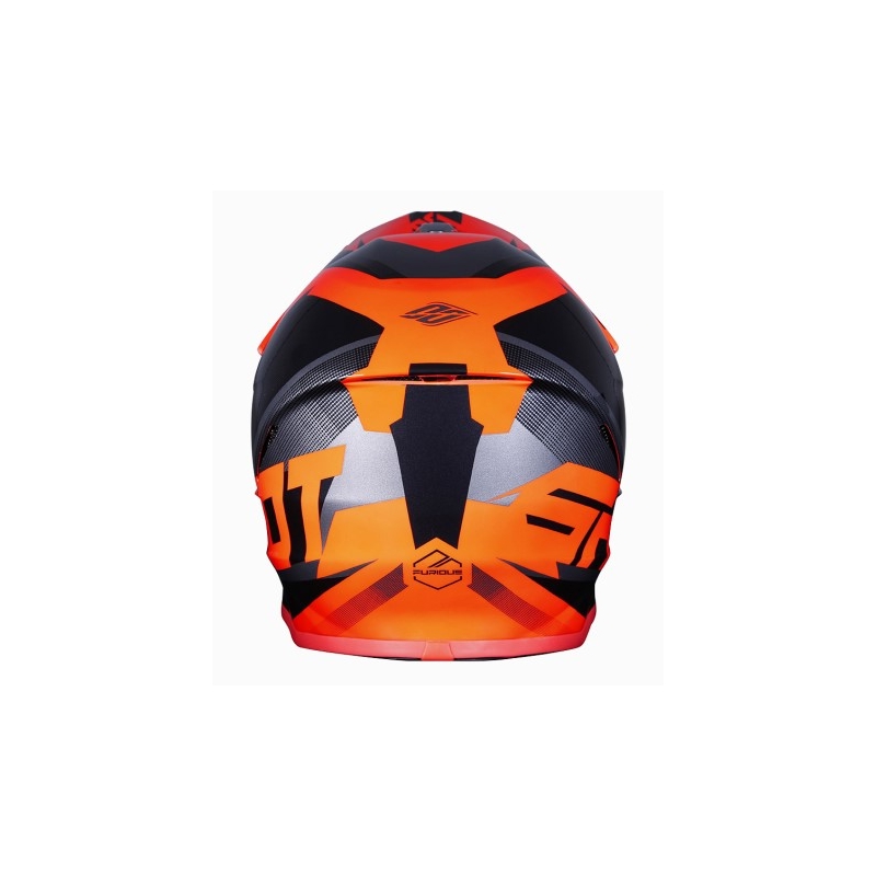 Motocross sisak Shot Ultimate fekete-fluo narancs