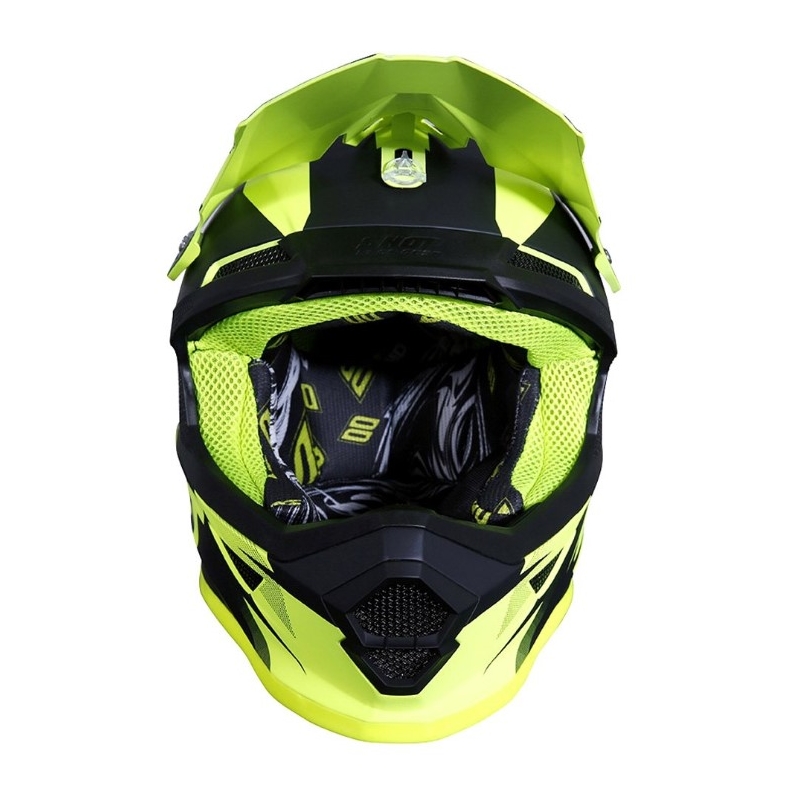 Motocross sisak Shot Ultimate fekete-fluo sárga