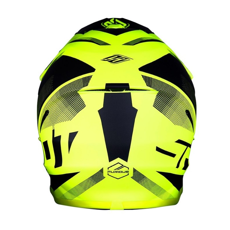 Motocross sisak Shot Ultimate fekete-fluo sárga