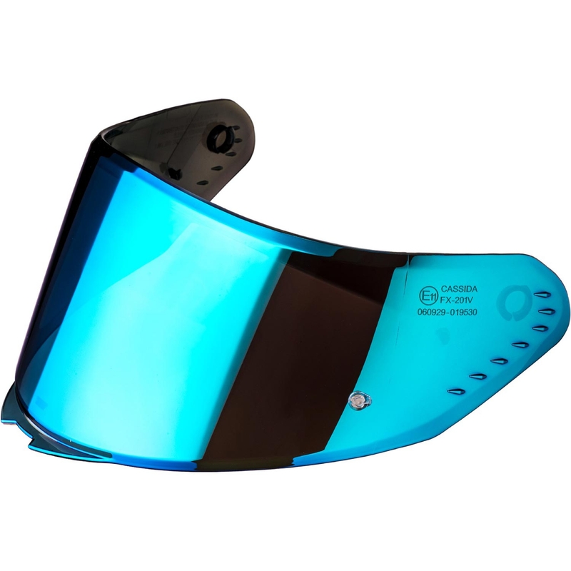 Plexi a Cassida AERO bukósisakhoz, REVO pinlock előkészítéssel, tükörkék