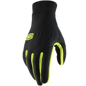 Motokrosové rukavice 100% - USA BRISKER EXTREME fluo žluto-černé