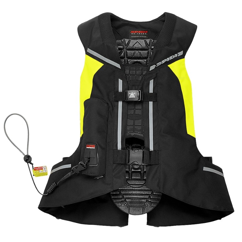Mellény légzsákkal SPIDI Air DPS CE fekete-fluo sárga