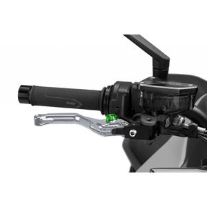 Brake lever without adapter PUIG 4.0 4130YV rövid titan/green