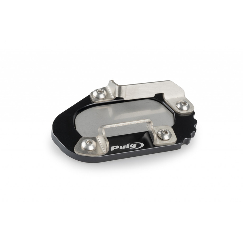 Kickstand extension PUIG fekete with standard suspension