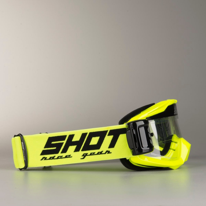 Motocross szemüveg lőtt roham roll-off fluo sárga