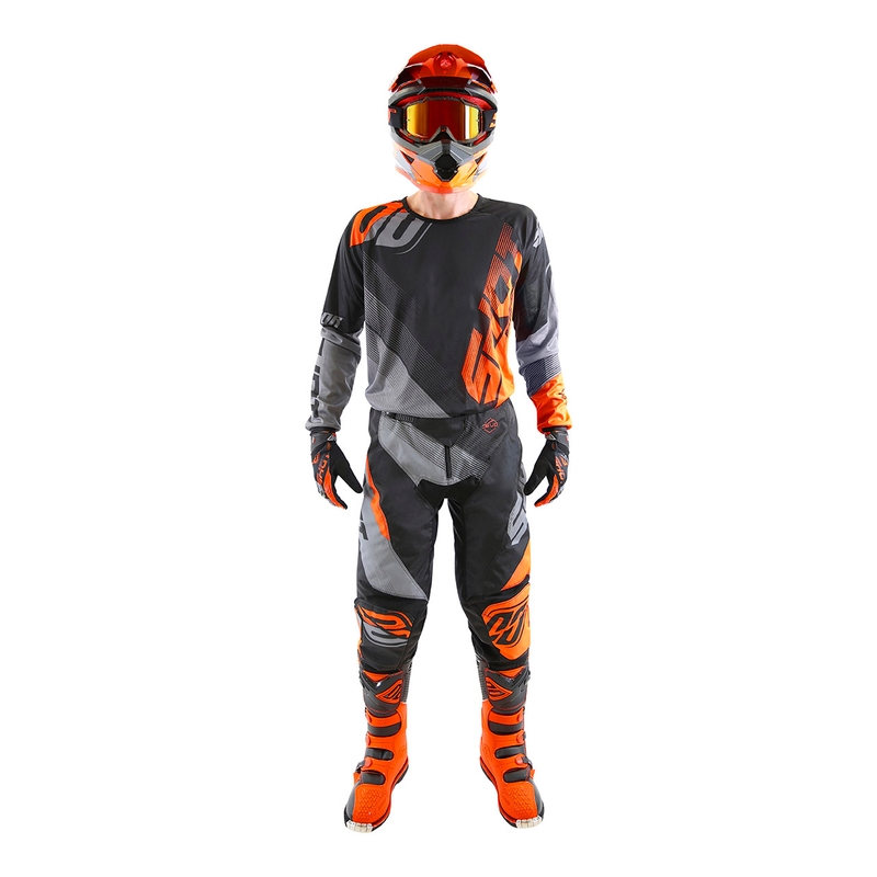 Motocross nadrág lőtte a DEVO Ultimate Black-Fluo Orange akciót kiárusítás
