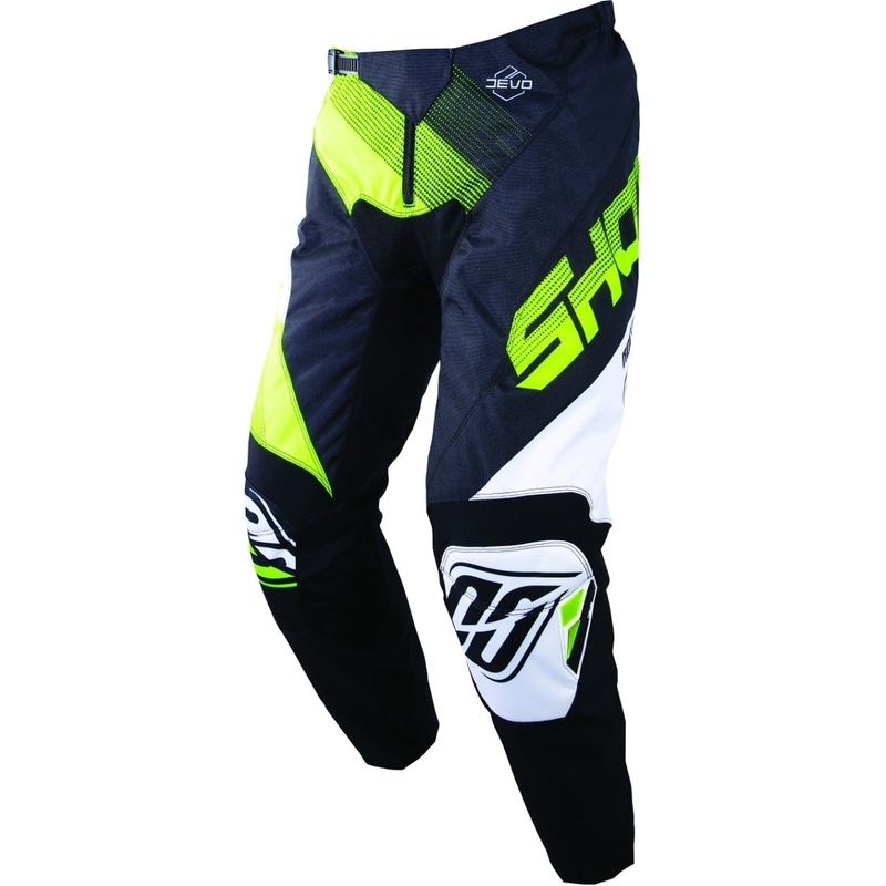 Motocross nadrág lőtte a DEVO Ultimate Black-Fluo Sárga Akciót kiárusítás