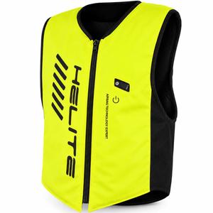 Airbagová vesta Helite Double Turtle Hivis zeleno-žlutá