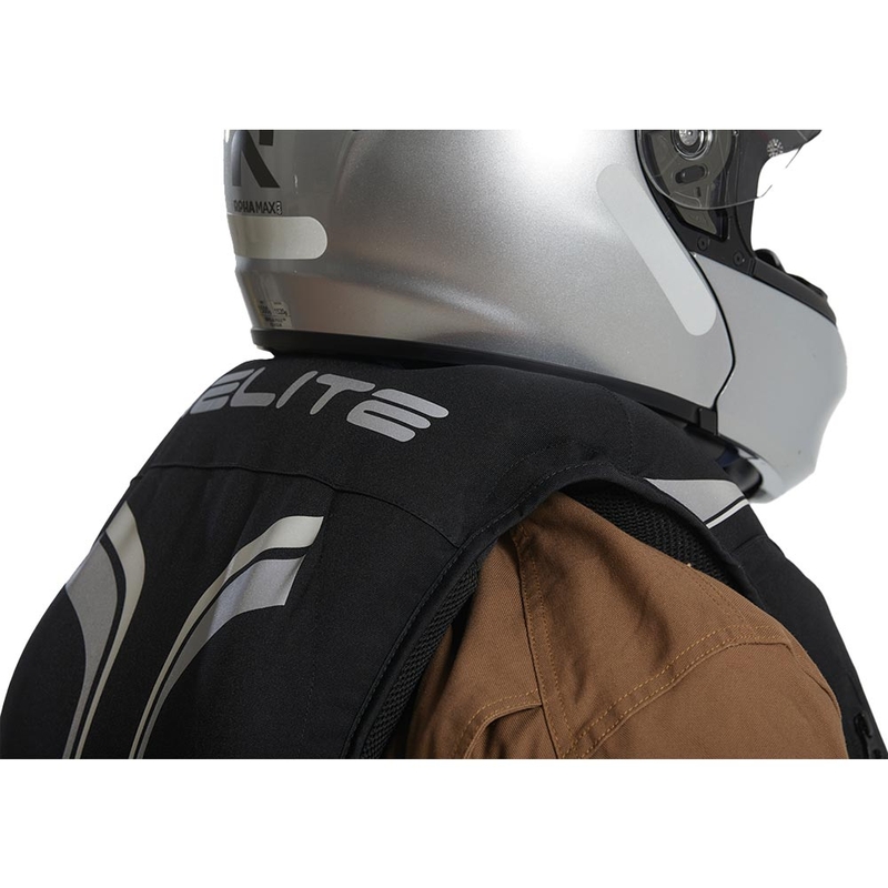 Helite Double Turtle Hivis légzsák mellény zöld-sárga