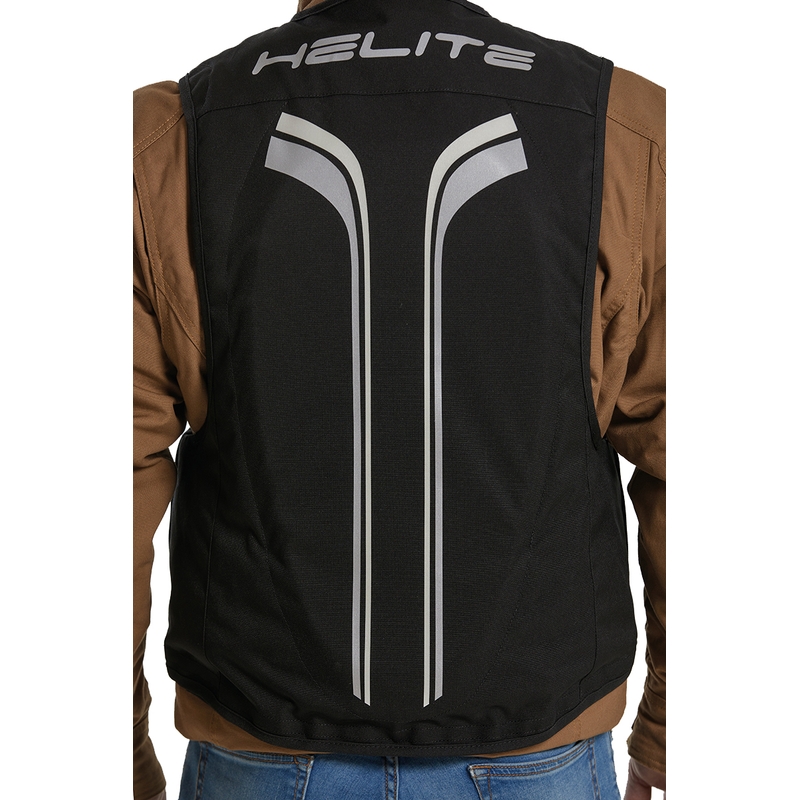 Helite Double Turtle Hivis légzsák mellény zöld-sárga