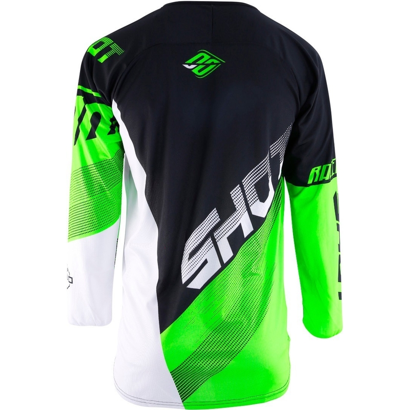 Motocross mez Lövés DEVO Ultimate fekete fluo zöld