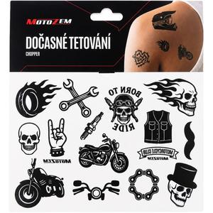 MotoZem Chopper ideiglenes tetoválás