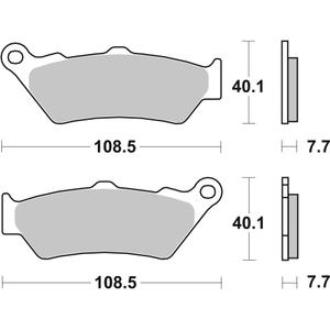 Fékbetét BREMBO 07BB0306 CC ROAD