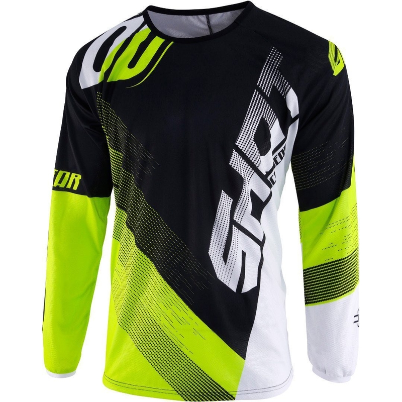 Motocross mez Shot DEVO Ultimate fekete-fluo sárga