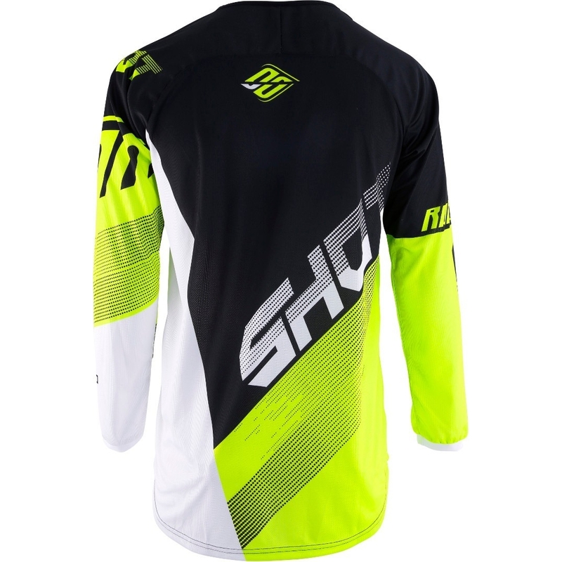Motocross mez Shot DEVO Ultimate fekete-fluo sárga