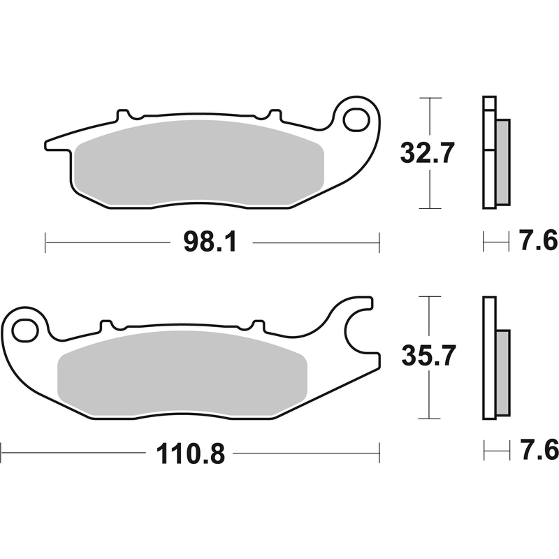 Fékbetét BREMBO CC ROAD
