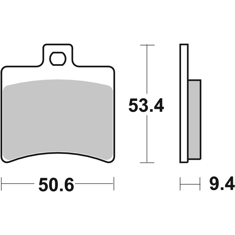 Fékbetét BREMBO CC SCOOTER