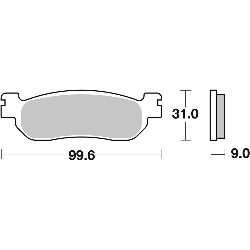 Fékbetét BREMBO CC SCOOTER