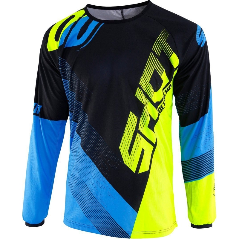 Motocross mez Shot DEVO Ultimate kék-fluo sárga eladás kiárusítás