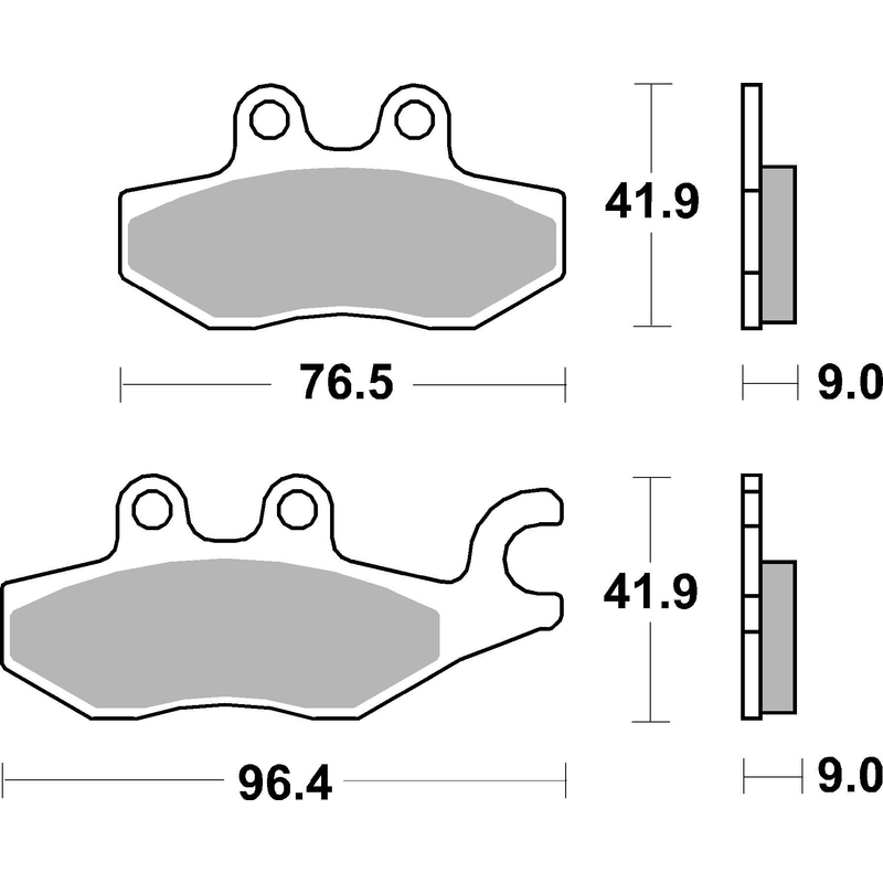 Fékbetét BREMBO CC SCOOTER