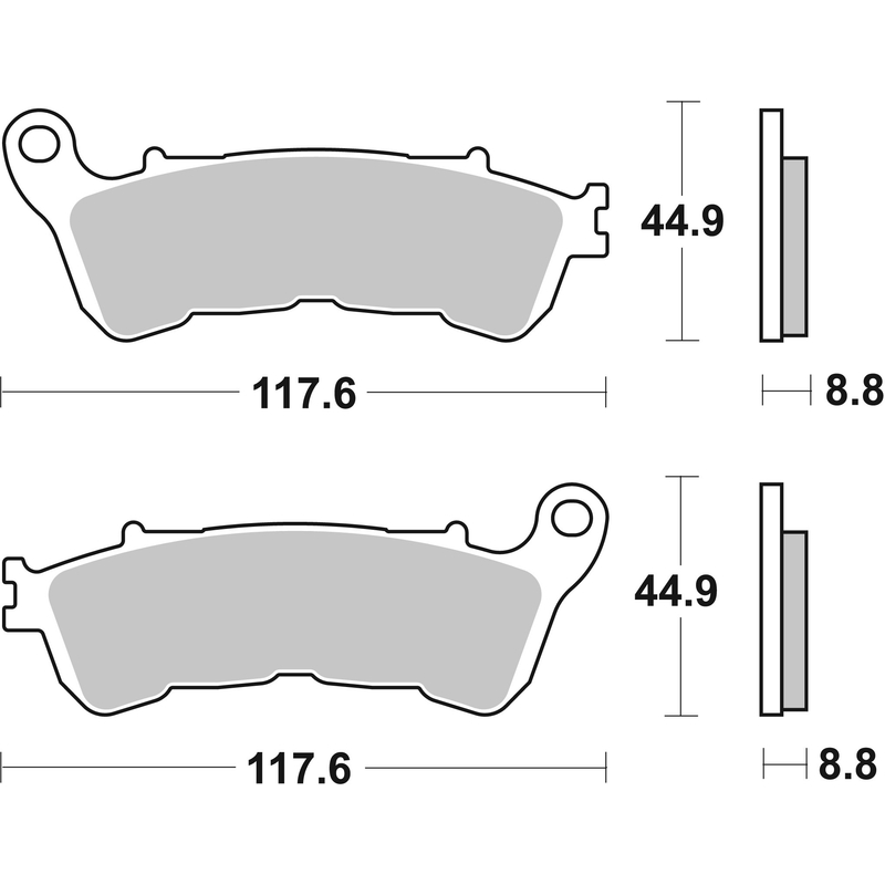 Fékbetét BREMBO CC SCOOTER