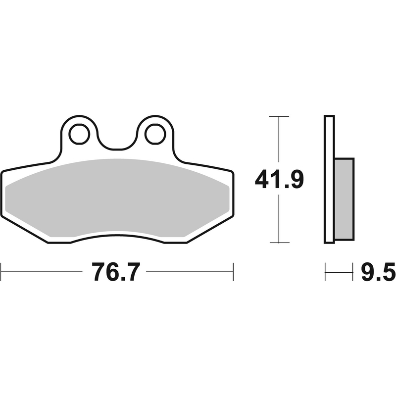Fékbetét BREMBO CC SCOOTER