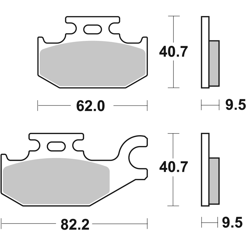 Fékbetét BREMBO CC SCOOTER