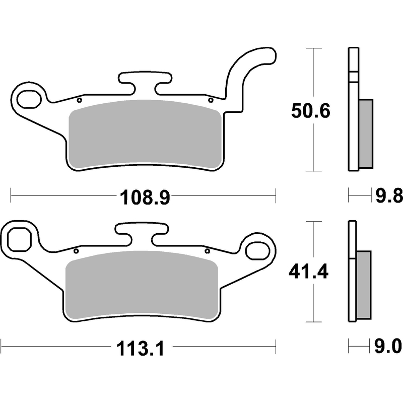 Fékbetét BREMBO CC SCOOTER