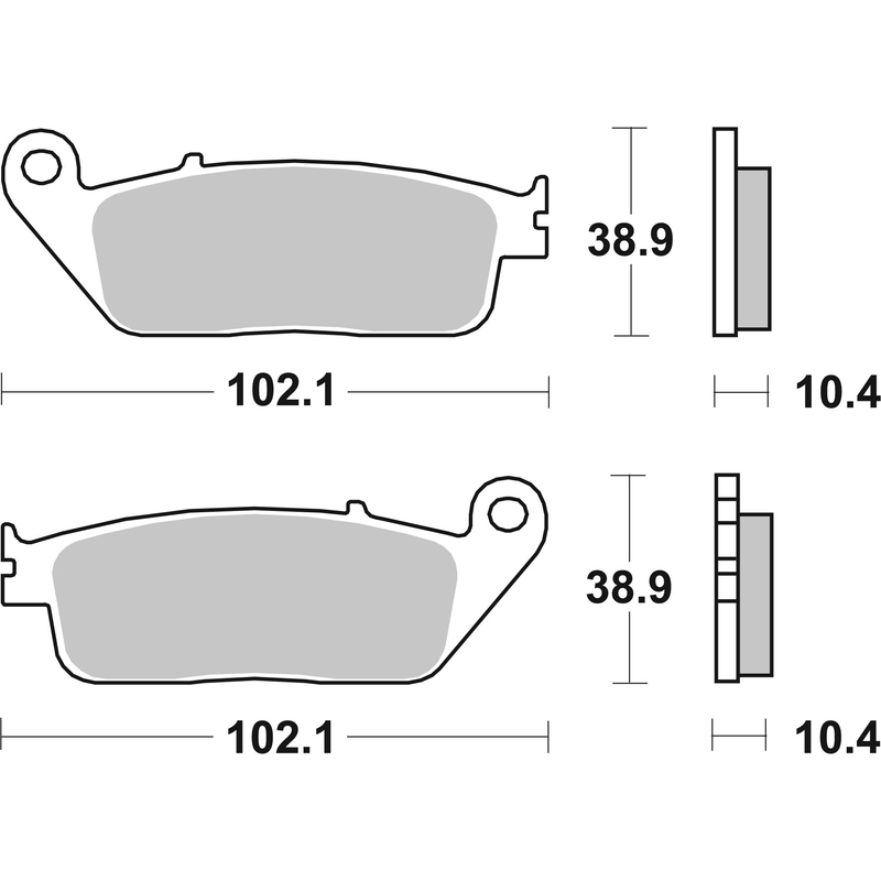 Fékbetét BREMBO CC SCOOTER