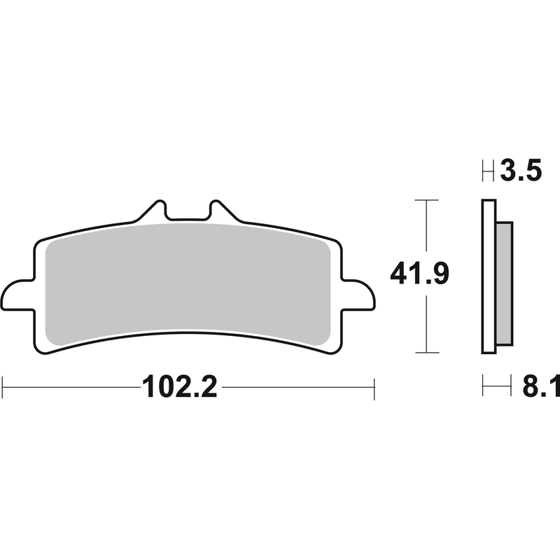 Fékbetét BREMBO