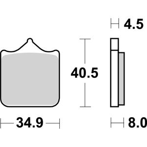 Fékbetét BREMBO 07BB33SA