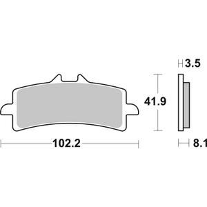 Fékbetét BREMBO 07BB37SA