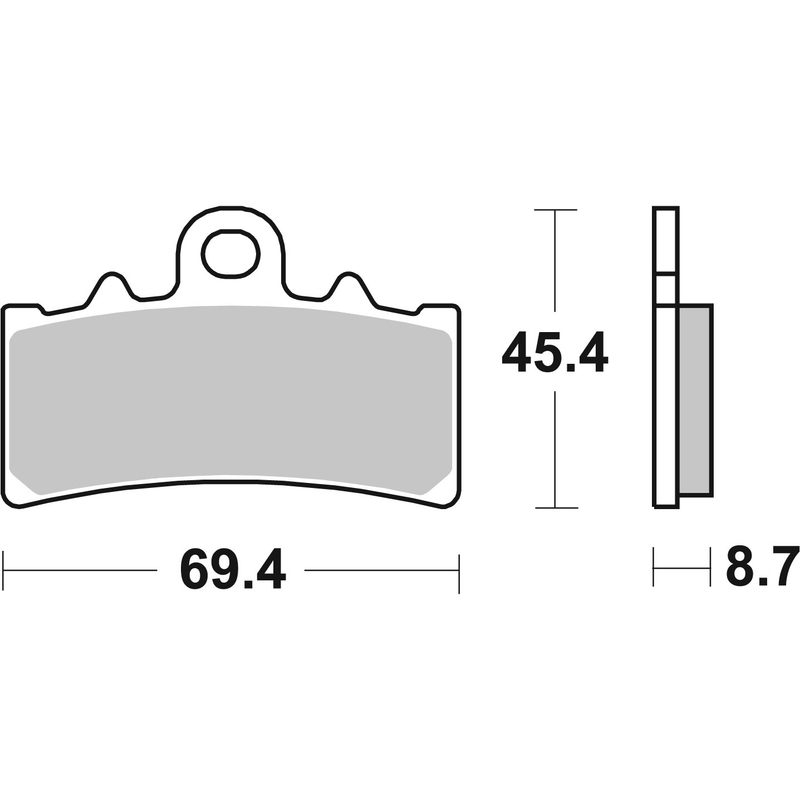 Fékbetét BREMBO