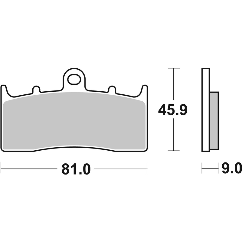 Fékbetét BREMBO