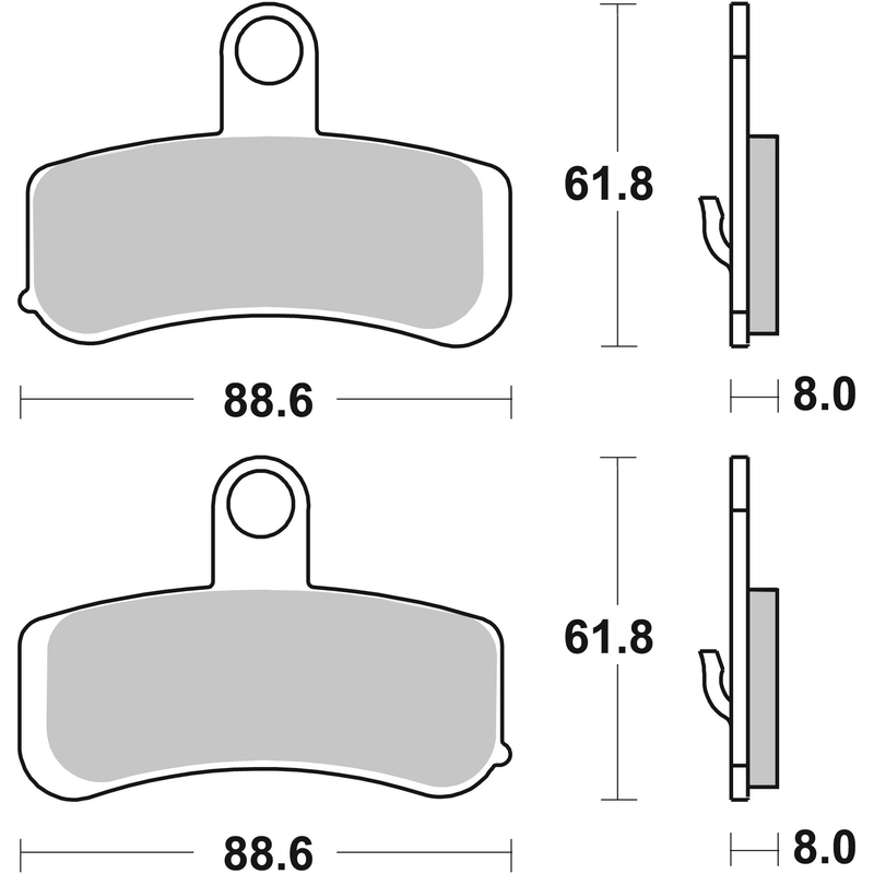Fékbetét BREMBO
