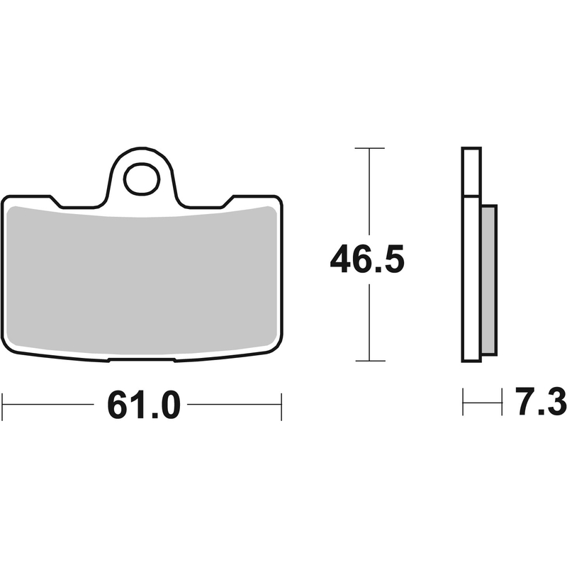 Fékbetét BREMBO részére BUELL XB12R 1200 Firebolt 2009-2010, BUELL XB12Ss 1200 Lightning Long 2009-2010
