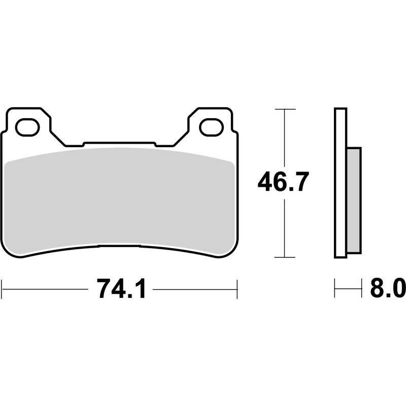 Fékbetét BREMBO